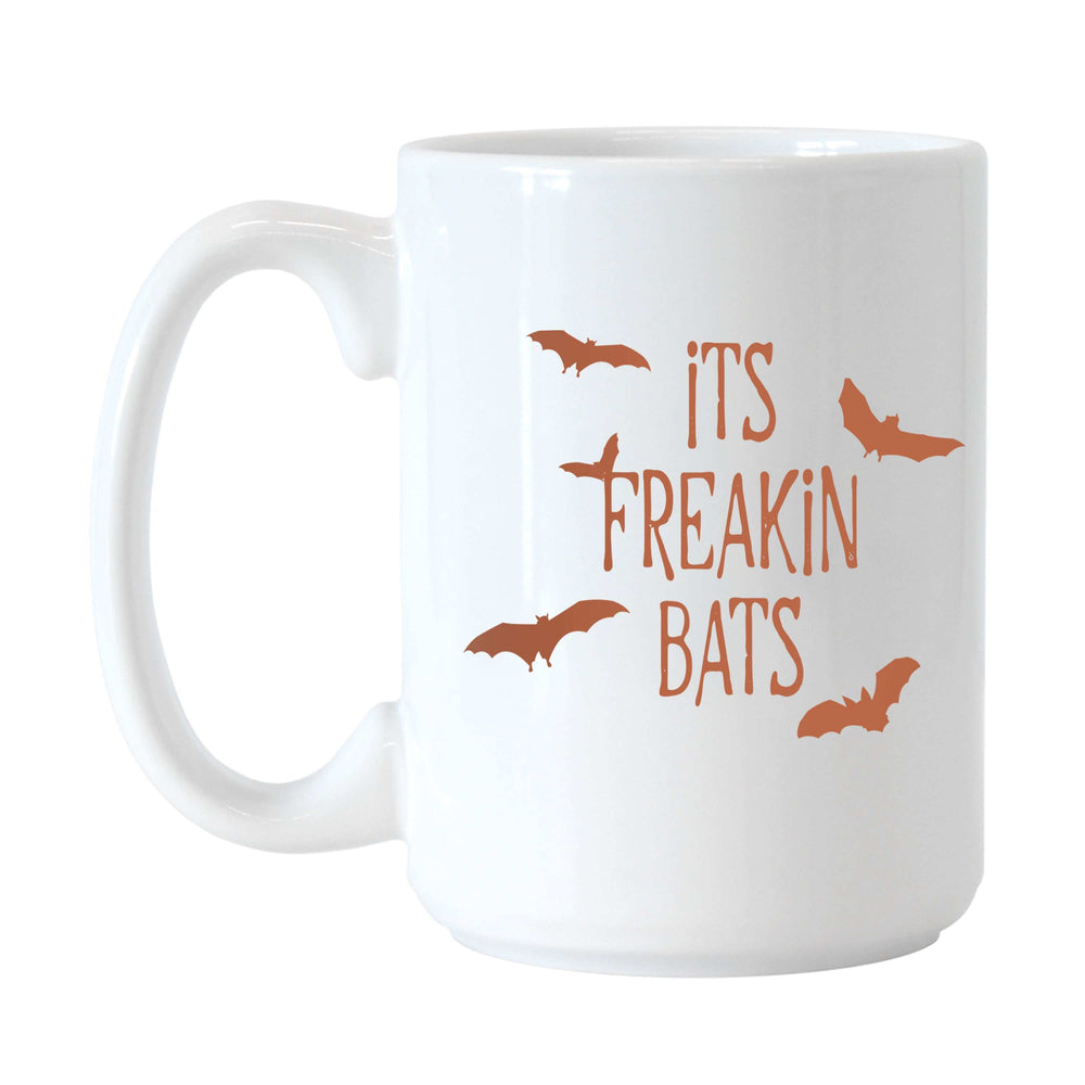 Halloween 15oz Its Freaking Bats Sublimated Mug - Logo Brands - Flyclothing LLC