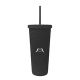 Halloween 24oz Skelton Heart Hand Studded Tumbler - Logo Brands - Flyclothing LLC