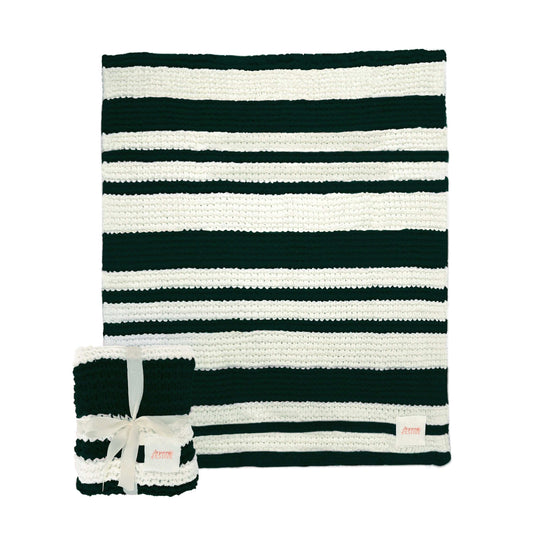 Christmas Festive Cable Knit Throw 50x60 - Logo Brands - Flyclothing LLC