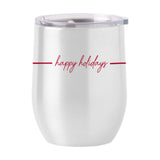 Christmas Ribbon 16oz Stainless Curved Beverage - Logo Brands - Flyclothing LLC