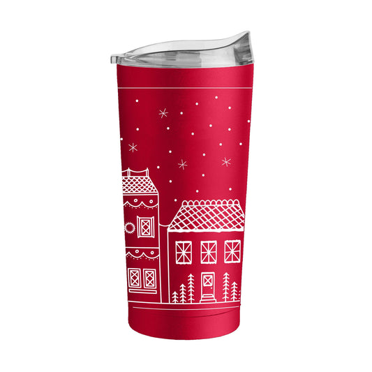Christmas Village 20oz Powder Coat Tumbler - Logo Brands - Flyclothing LLC