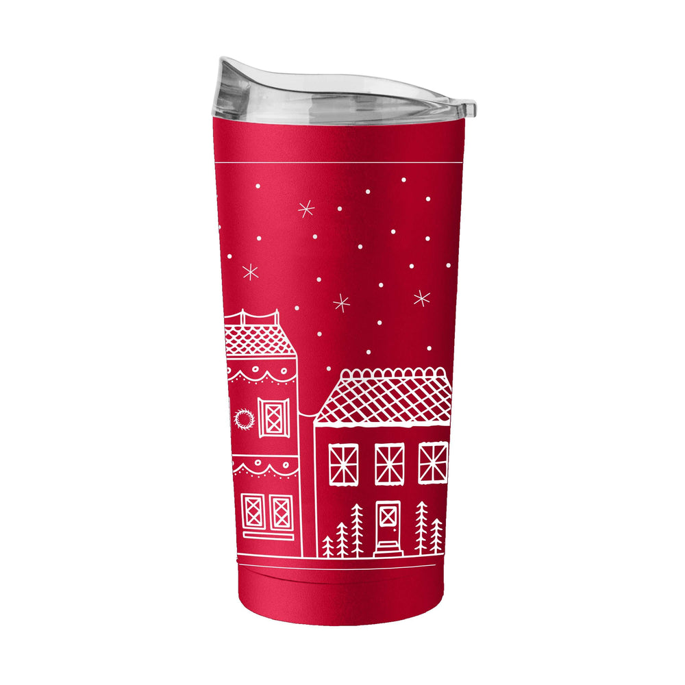 Christmas Village 20oz Powder Coat Tumbler - Logo Brands - Flyclothing LLC