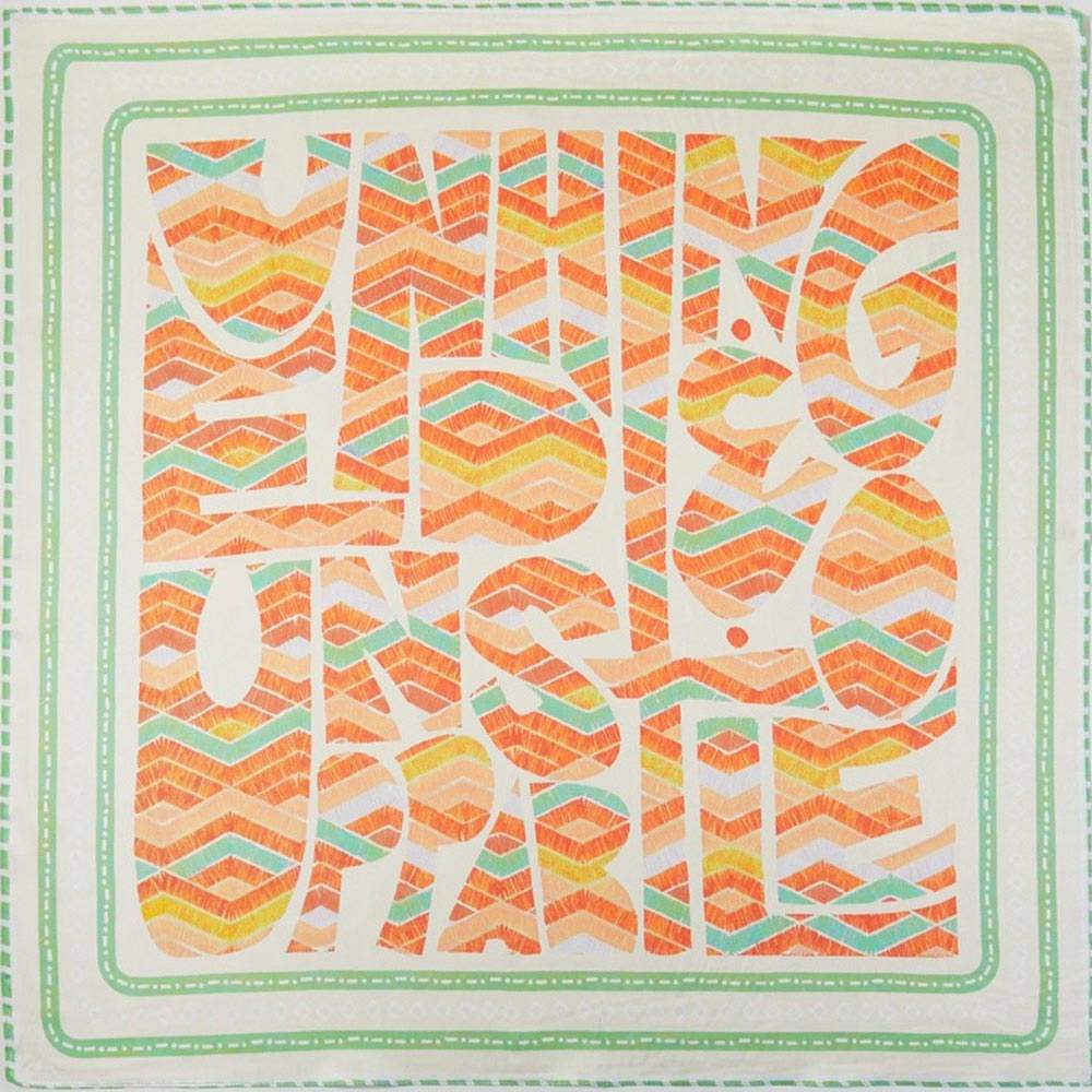 Abstract Tribal Print Square Bandana Scarf - Madeline Love - Flyclothing LLC