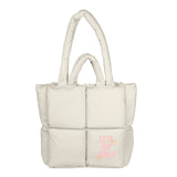 Just A Girl Lets Go Girls Puff Tote - Logo Brands - Flyclothing LLC