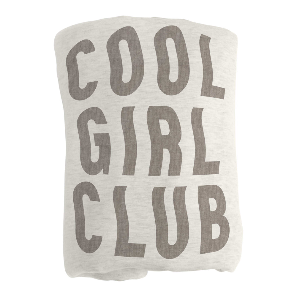 Just a Girl Cool Girl Cub Sublimated Sweatshirt Blanket - Logo Brands - Flyclothing LLC