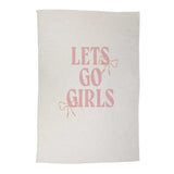 Just A Girl Lets Go Girls Sublimated Sweatshirt Blanket - Logo Brands - Flyclothing LLC