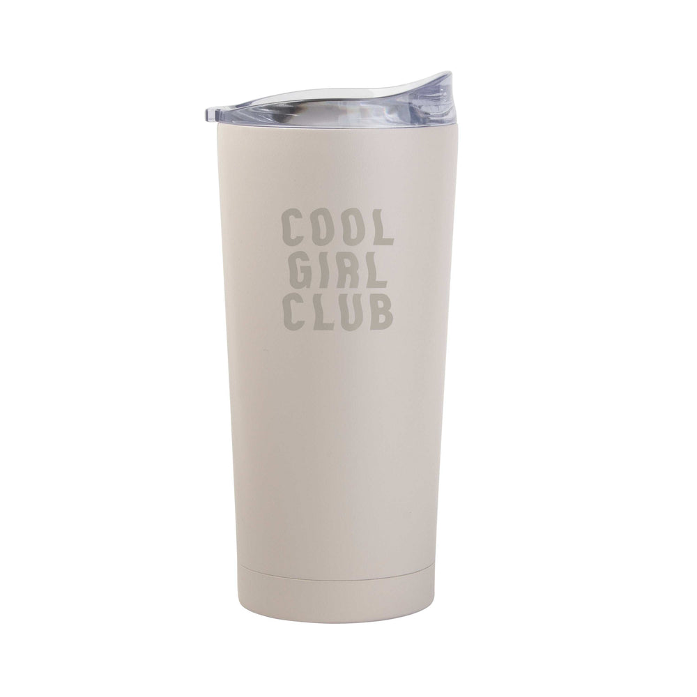 Just a Girl Cool Girl Cub 20oz Powder Coat Tumbler - Logo Brands - Flyclothing LLC