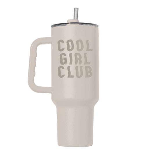 Just a Girl Cool Girl Cub 40oz Powder Coat Tumbler - Logo Brands - Flyclothing LLC