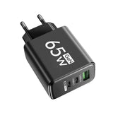 65W GaN USB C Charger Fast Charger QC3.0 Type C PD Mobile Phone Quick Charging Adapter for iPhone Samsung Xiaomi Wall Charger - ZeeBelle.com - Flyclothing LLC