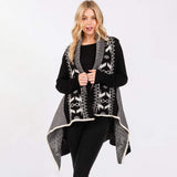 Aztec Pattern Vest - Madeline Love - Flyclothing LLC