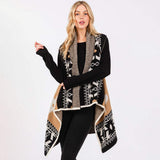 Aztec Pattern Vest - Madeline Love - Flyclothing LLC