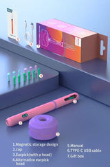 Ear Cleaner with Camera Set HD Ear Sticks Otoscope USB C Charging Endoscope Wax Removal Tool Earpick Ear Cleaning Set NK3 Pro - ZeeBelle.com - Flyclothing LLC