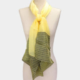 Embroidery Border Scarf - Madeline Love - Flyclothing LLC