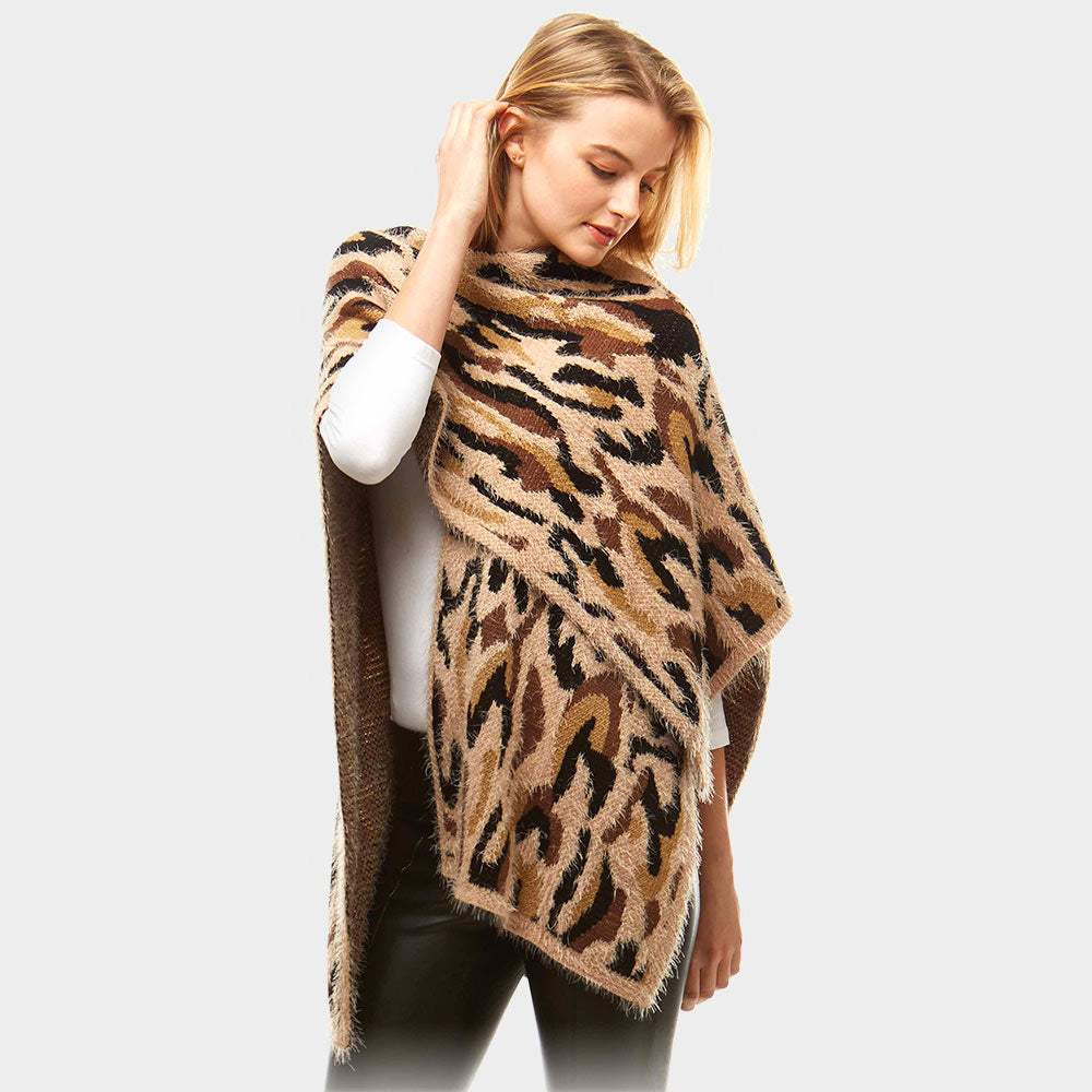 Fuzzy Camo Vest - Madeline Love - Flyclothing LLC