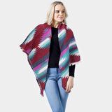 Western Pattern Jacquard Blanket Shawl - Madeline Love - Flyclothing LLC