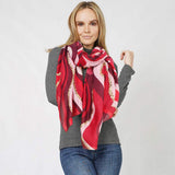 Abstract Foil Print Scarf - Madeline Love - Flyclothing LLC