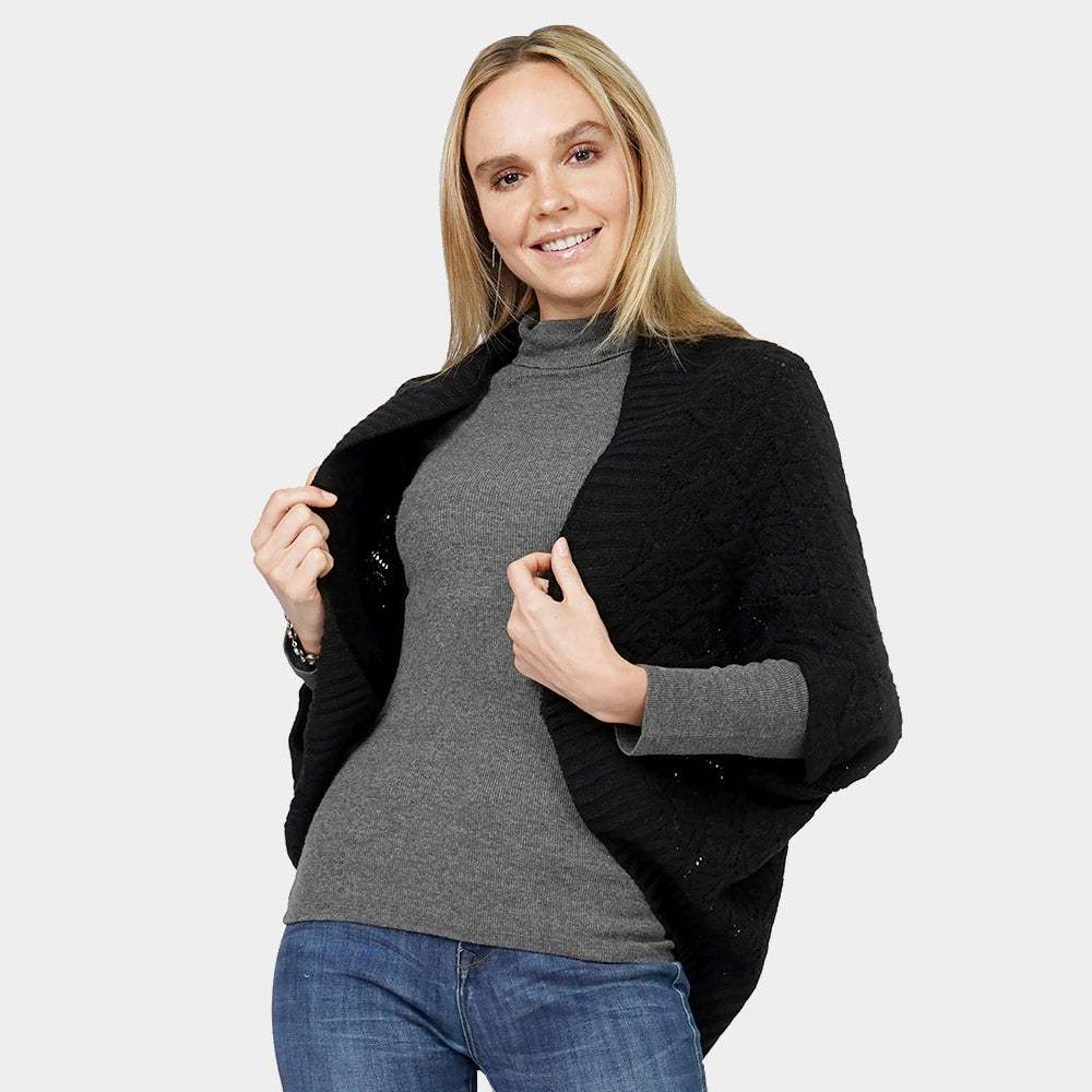 Diamond Knit Shrug Vest - Madeline Love - Flyclothing LLC