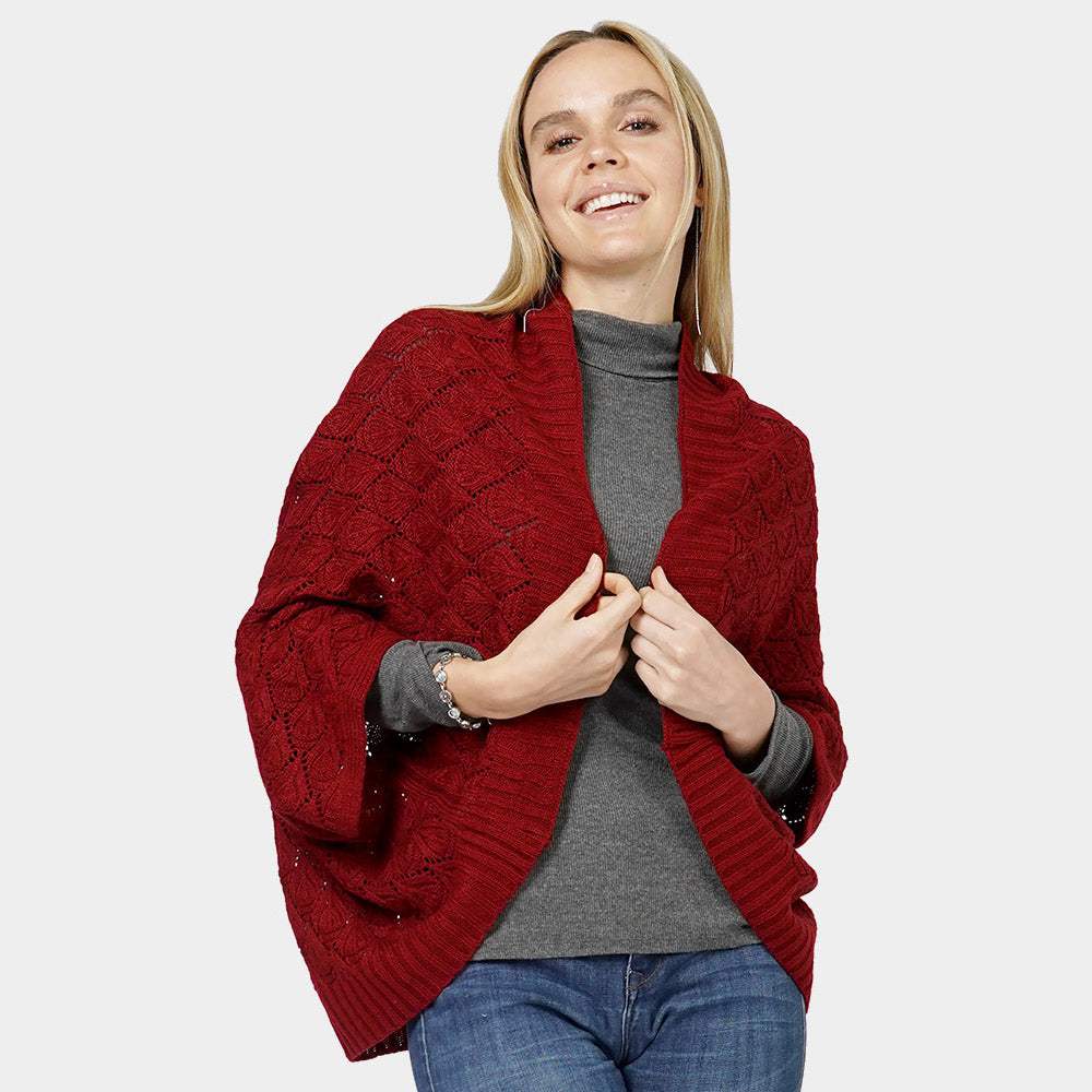 Diamond Knit Shrug Vest - Madeline Love - Flyclothing LLC