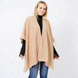 Teddy Fur Soft Cape/Ruana Poncho - Madeline Love - Flyclothing LLC