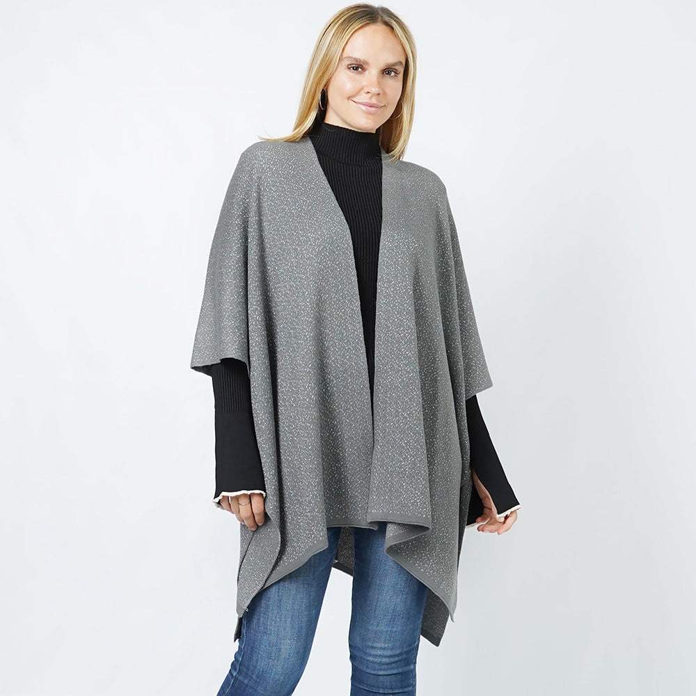 Rulex Knit Ruana Vest Poncho - Madeline Love - Flyclothing LLC