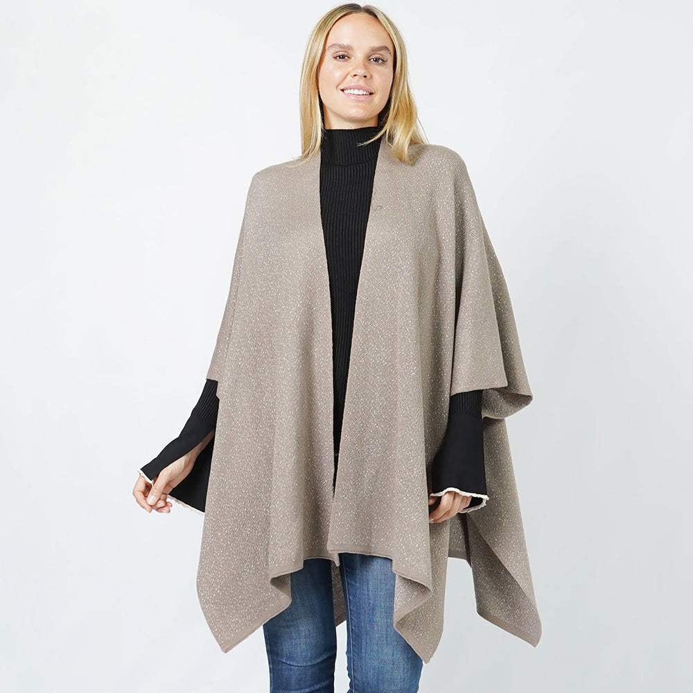 Rulex Knit Ruana Vest Poncho - Madeline Love - Flyclothing LLC