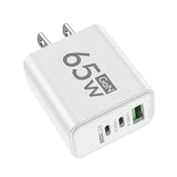 65W GaN USB C Charger Fast Charger QC3.0 Type C PD Mobile Phone Quick Charging Adapter for iPhone Samsung Xiaomi Wall Charger - ZeeBelle.com - Flyclothing LLC