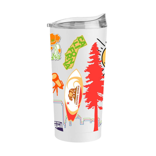 State of California 20oz Native Powder Coat Tumbler - Logo Brands - Flyclothing LLC