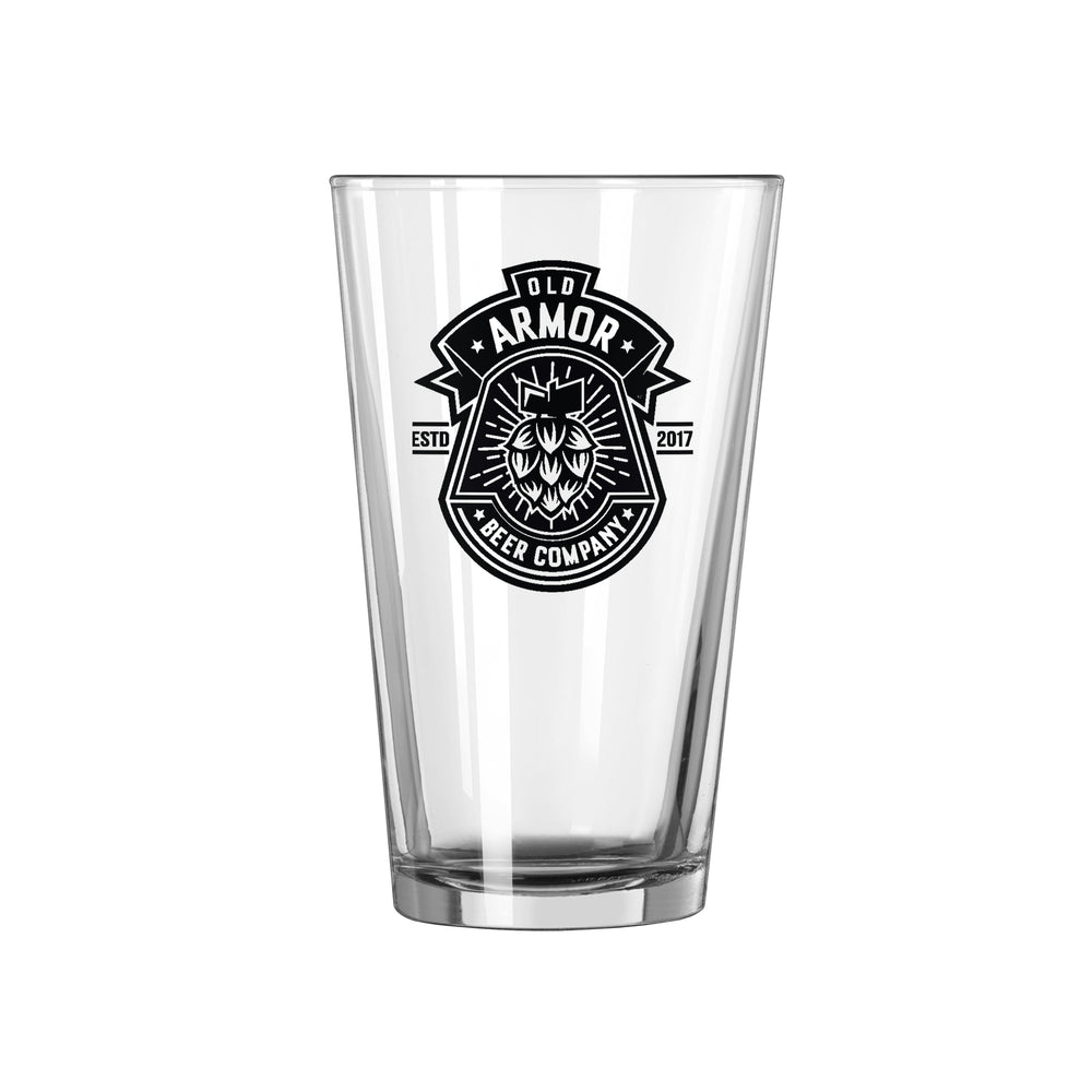 Old Armor Brewery Charlotte Hornets 16oz Pint Glass