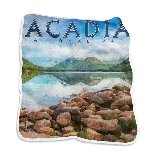 Acadia National Park Lake View Raschel Throw - Logo Brands - Flyclothing LLC