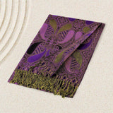 Large Paisley Pashmina Scarf Shawl - Madeline Love - Flyclothing LLC