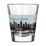 Centennial Grounds 2oz Skyline Shot Glass