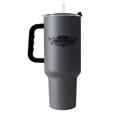 Lagoon Amusement Park Charcoal 40oz Powder Coat Tumbler - Logo Brands - Flyclothing LLC