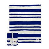 Varsity Summit Royal Cable Knit Throw 50x60 - Logo Brands - Flyclothing LLC