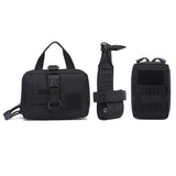 3Pcs Dog Tactical Bags Attaching on Harness Vest 2Pcs Pouch Molles and 1 Belt Bottle Holder Waist Military Training Carrier - ZeeBelle.com - Flyclothing LLC