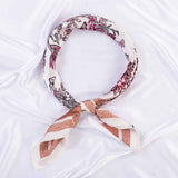 Butterfly Floral Sketch Print Square Bandana Scarf - Madeline Love - Flyclothing LLC