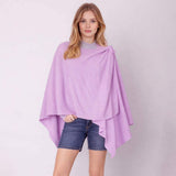 Shoulder Strap Solid Ruana Poncho - Madeline Love - Flyclothing LLC