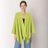 Shoulder Strap Solid Ruana Poncho - Madeline Love - Flyclothing LLC