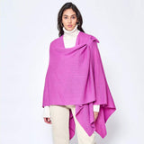 Shoulder Strap Solid Ruana Poncho - Madeline Love - Flyclothing LLC