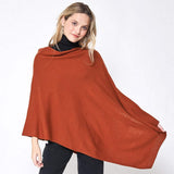 Solid Scarf Poncho - Madeline Love - Flyclothing LLC
