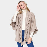 Ruffle Knit Cardigan - Madeline Love - Flyclothing LLC