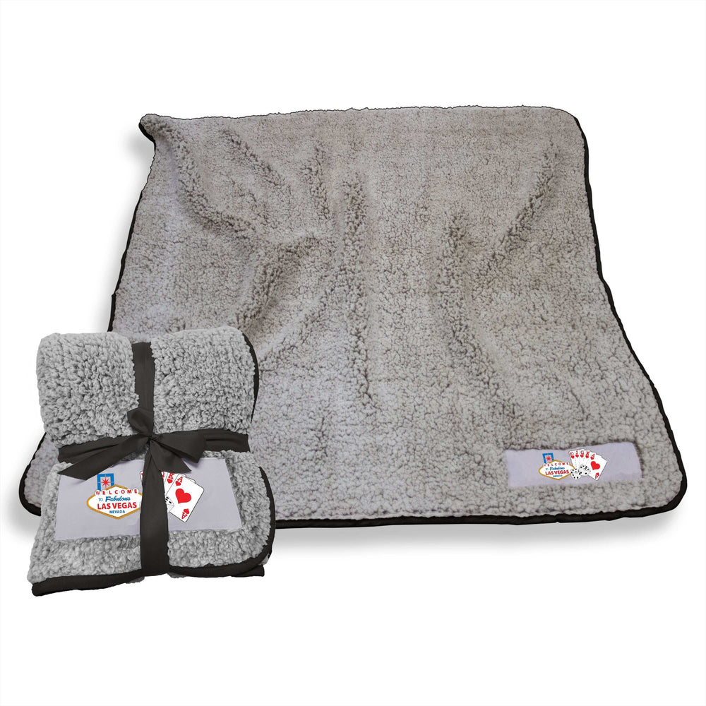 Las Vegas Souvenir Black Frosty Fleece - Logo Brands - Flyclothing LLC