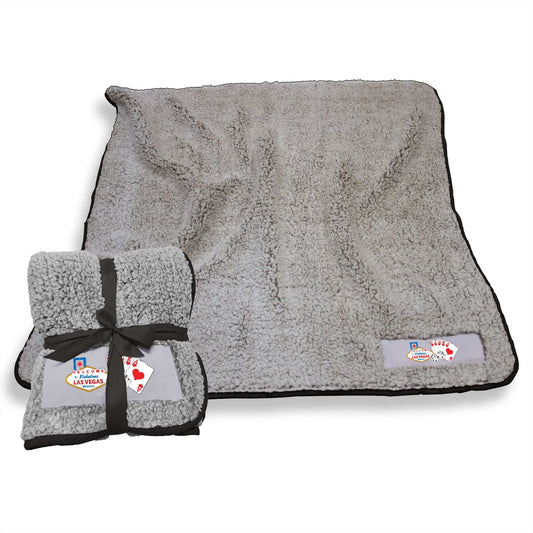 Las Vegas Souvenir Black Frosty Fleece - Logo Brands - Flyclothing LLC