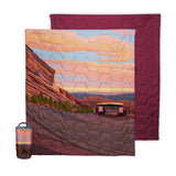 Red Rocks Park and Ampitheatre Journey Blanket 60x70 - Logo Brands - Flyclothing LLC