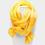 Ombre oblong wrinkle scarf - Madeline Love - Flyclothing LLC
