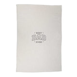 Father's Day Best Dad Ever Sublimated Sweatshirt Blanket - Logo Brands - Flyclothing LLC