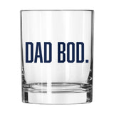 Father's Day Dad Bod 14oz Rocks Glass - Logo Brands - Flyclothing LLC