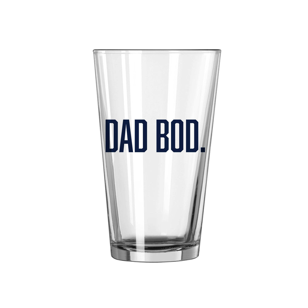 Father's Day Dad Bod 16oz Pint Glass - Logo Brands - Flyclothing LLC