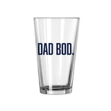 Father's Day Dad Bod 16oz Pint Glass - Logo Brands - Flyclothing LLC