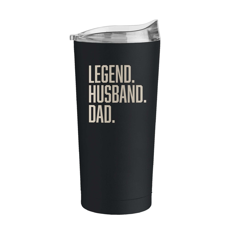 Father's Day Legend Husband Dad 20oz Powder Coat Tumbler - Logo Brands - Flyclothing LLC