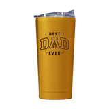 Father's Day Best Dad Ever 20oz Powder Coat Tumbler - Logo Brands - Flyclothing LLC